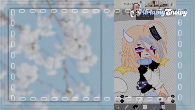 Как красиво обработать ос?| Gacha club| MiriamySnowy смотреть онлайн