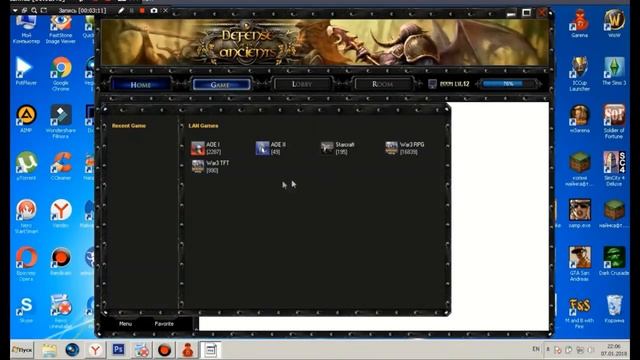 Как играть в Warcraft 3 по сети через Гарену(вернее LAN Games) в 2018 году!