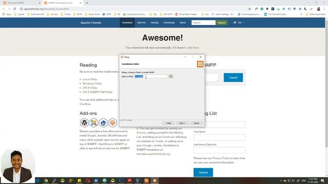 WordPress (தமிழ்)Tamil Tutorial Part 01  - Installing XAMPP | Techiyal