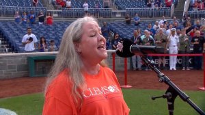 First Time Singing the National Anthem at an MLB Game