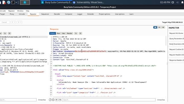 Weak Session IDs level High смотреть онлайн