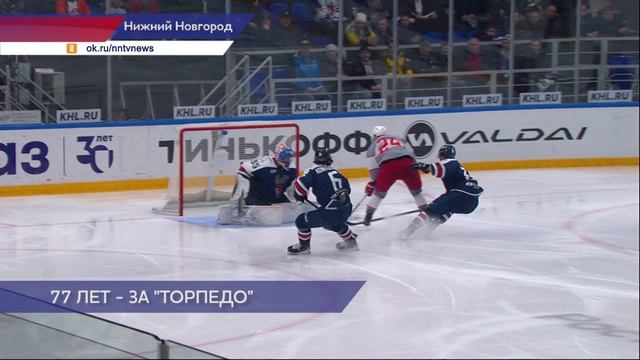 В свой 77-й день рождения ХК «Торпедо» обыграл «Спартак» по буллитам