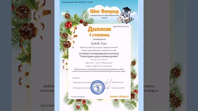 Видеоролик "Наступила зима"