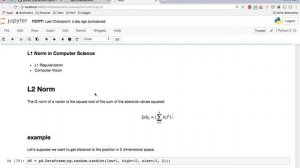 Norm (L1, L2) - measure vector size or length with example