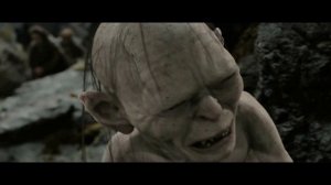 Вырезанная сцена Голлум и хоббиты