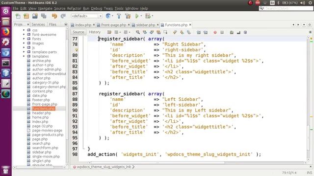 Wordpress Theme Development tutorial from scratch (Part 26) Complete details of Sidebar in Wordpres