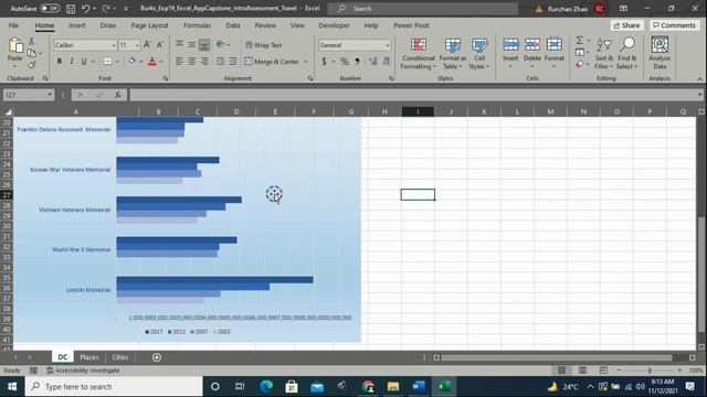 Exp19_Excel_AppCapstone_IntroAssessment_Travel | Exp22_Excel_AppCapstone_IntroAssessment_Travel