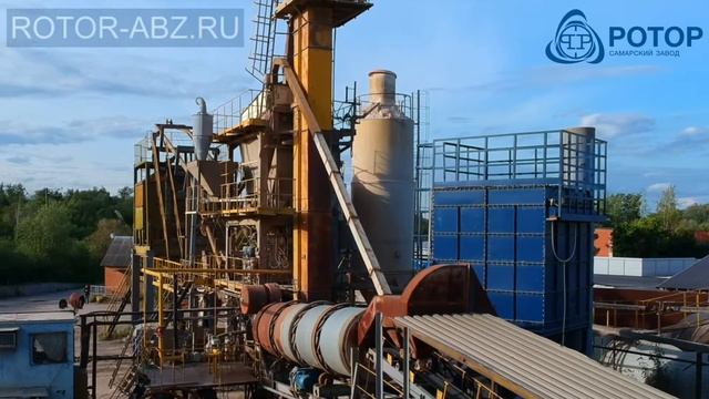 Установка рукавного фильтра АБЗ
