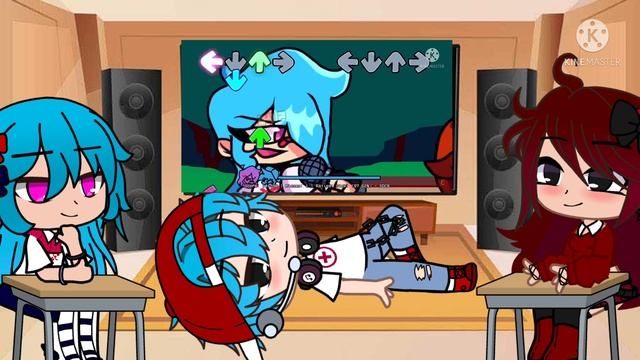 Fnf reacts to nusky gacha club смотреть онлайн