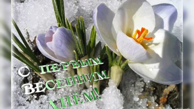 С ВЕСНОЙ! Красивое поздравление с началом ВЕСНЫ!