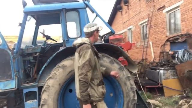 Комбайн Сампо-500 // Где берем запчасти // дед приколист смотреть онлайн