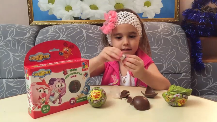 Открываем Чупа Чупс шары с сюрпризом Юху и его друзья Unboxing Chupa Chups Chocolate Eggs