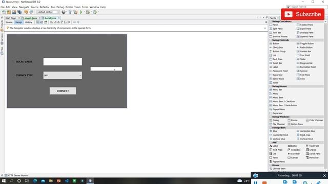 Currency Converter Using Java | Complete Currency Converter Applicationion  in java
