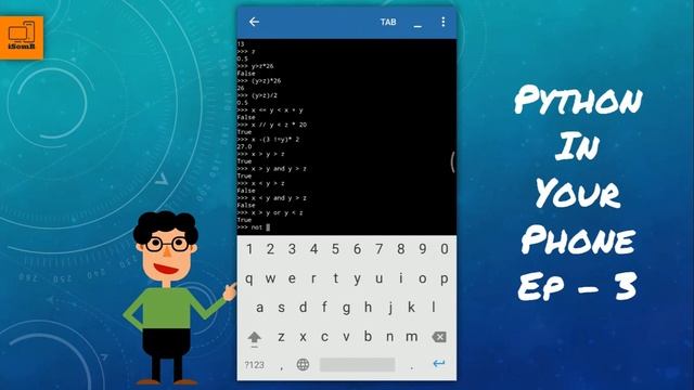 Python in your phone (Ep - 3: Only Operators) Bengali Version