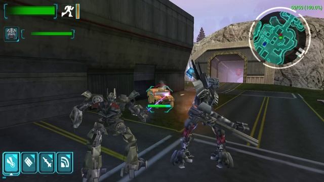 Transformers The Game PSP Часть 8 Корпорация