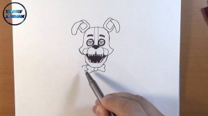 How to draw Doug, Как нарисовать аниматроника Дага