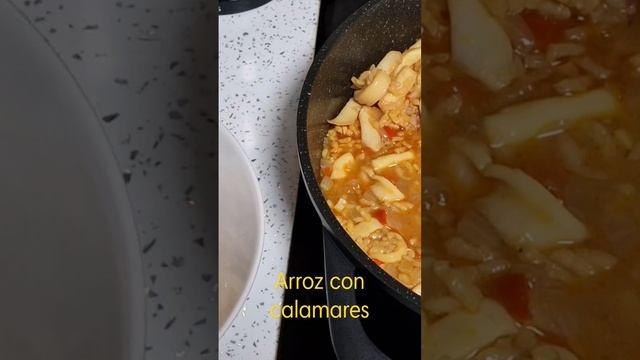 arroz con calamares