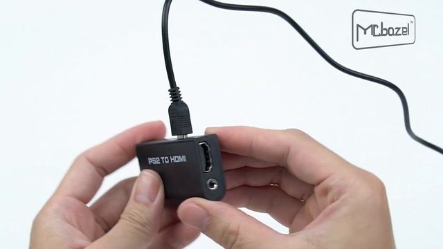 Mcbazel PS2 to HDMI Converter Adapter with 3.5mm Audio Jack - How to Set Up смотреть онлайн