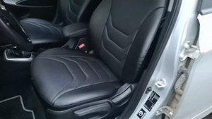 Авточехлы Хендай Солярис 1 седан "ломаная линия"
