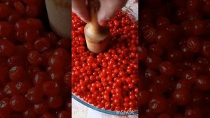 Калина.Заготовка на зиму.#viburnum #калина