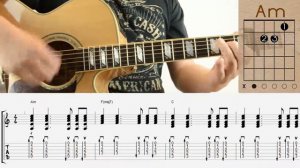 Avicii - Wake me up Akkorde / Chords / Lesson / How to play