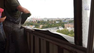 Остекление Лоджии Четырехполозной Системой АлюмПремией от ЭлитБалкон