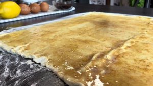 Косичка с изюмом из слоёного теста !!!
