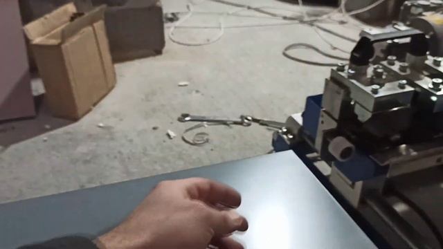 Настройка фальцепрокатного станка SCHLEBACH MINI-LIGHT. Настраиваем малый гребень.