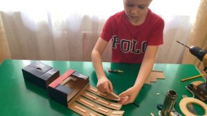 Рука робота из картона