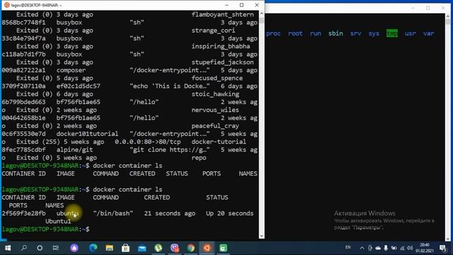 What is Docker Container? How to start Docker Container? Basic commands. смотреть онлайн