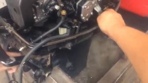 Запуск двигателя Nissan Marine 30