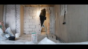 выставление маяков штукатурка стен по маякам
