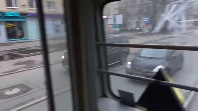 Трамвай Санкт-Петербурга 4-2-3: ЛВС-86К по №38 и ЛВС-86К по №55 (01.01.14) смотреть онлайн