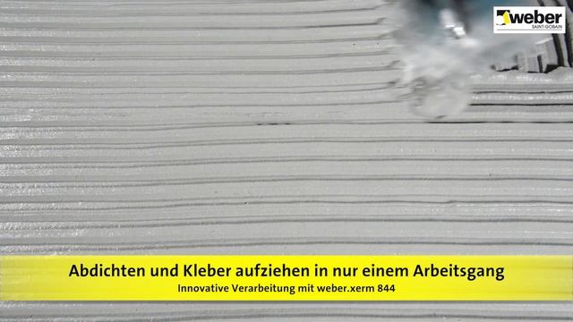 weber.xerm 844 - 2-K Dicht- und Klebesystem