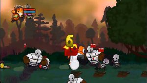 Castle Crashers: Where to find the Ice,Meat,Hammer,Gold and Candle Sword