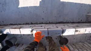 Постройка межкомнатных перегородок из кирпича. Строительство дома из газоблока. Часть 3