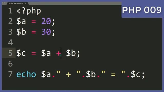 PART 9. PHP Arithmetic Operators