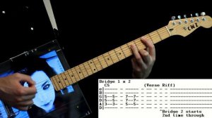 Evanescence Bring Me To Life Guitar Lesson / Guitar Tabs / Guitar Tutorial / Guitar Chords / Cover