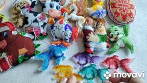 Бисероплетение? Игрушки. Кирпичное плетение и не много вышивки!