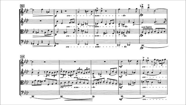 Edvard Grieg - Fugue in f minor for String Quartet, EG 114 [With score] смотреть онлайн