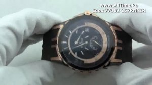 Мужские наручные швейцарские часы Edox 77002-357RNNIR