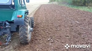 окончательная настройках плуга на самодельный мини мтз