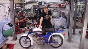 Мопед Рига-22 от мотоателье Ретроцикл.