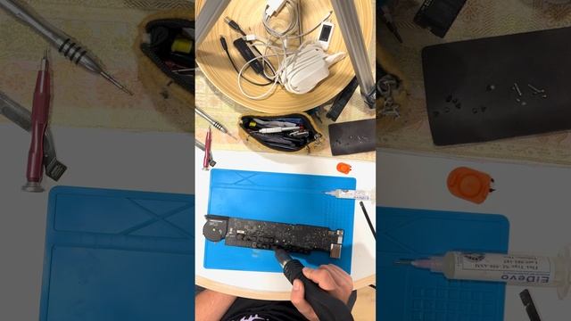 Macbook Air RAM Reflow real time apple macbook diy repair