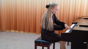 Бургмюллер, этюд "Ласточка". Кузнецова Анастасия.