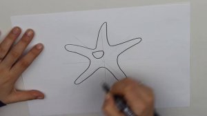 ⭐⭐ DIBUJAR UNA ESTRELLA DE MAR ⭐⭐ paso a paso ¿Cómo hacer una estrella marina para colorear?