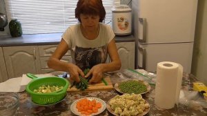 Заморозка смеси овощей для супов и рагу Правильная заморозка.