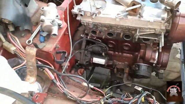 Установка двигателя 2112 в Ниву. Часть 4. смотреть онлайн