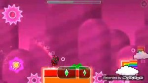 Баг в Geometry Dash на уровне "Geometrical Dominator„