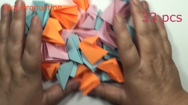 DIY/Origami Bracelet Anti-Stress toy /tutorial/ Оригами Браслет Антистресс игрушка